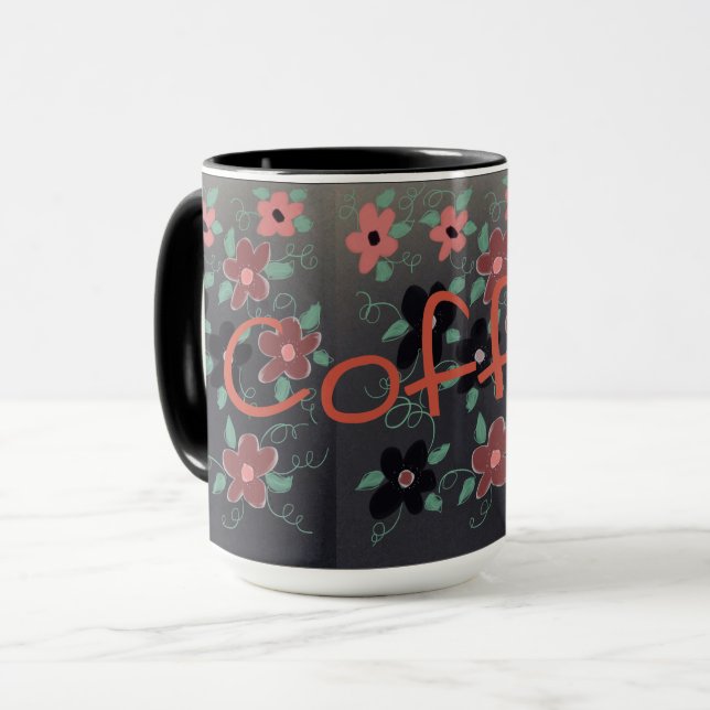 Caneca de Café com Estilo (Frente Esquerda)