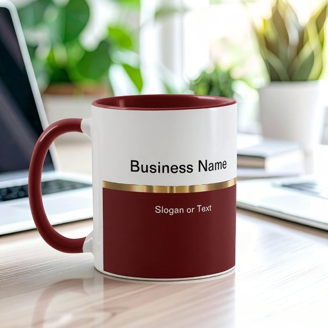 Caneca de Café com Estilo Executivo Elegante na Co (Criador carregado)