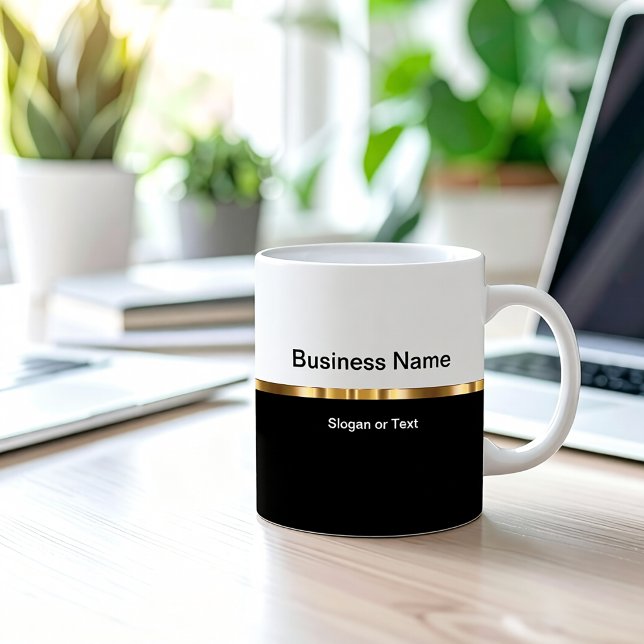 Caneca de Café com Estilo Executivo Profissional (Criador carregado)