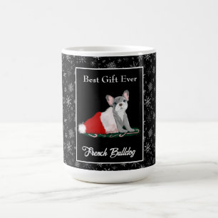Caneca de café com filhote de Bulldogue Francês no