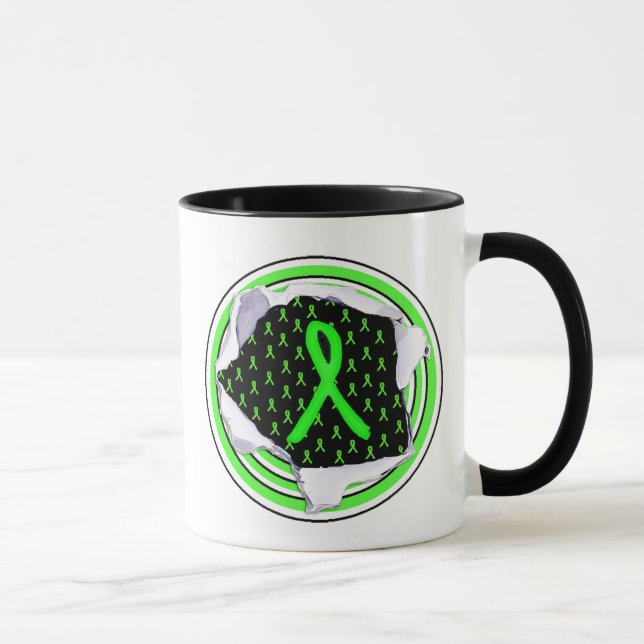 Caneca de Café com Fitas de Conscientização do Gue (Direita)