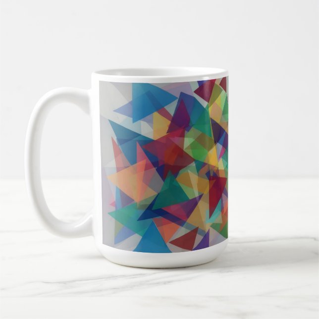 Caneca De Café Com Forma de Triângulo (Esquerda)