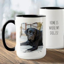 Caneca de Café com Foto de Animal de Estimação Per