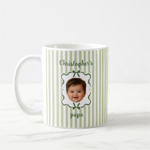 Caneca de café com foto de bebê personalizada para