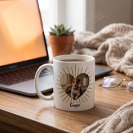 Caneca de Café com Foto de Cachorro Personalizada