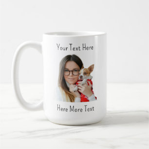 Caneca de Café com Foto de Rosto Engraçado Persona
