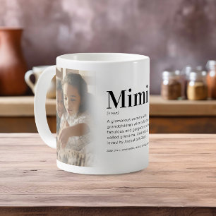 Caneca de Café com Foto e Definição Divertida de M