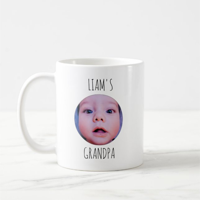 Caneca de Café com Foto & Nome Personalizado do Be (Esquerda)
