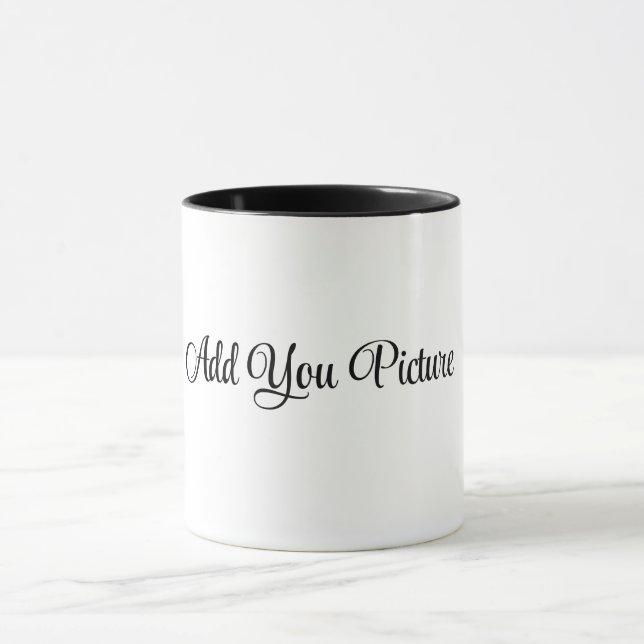 Caneca de Café com Foto Personalizada (Centro)
