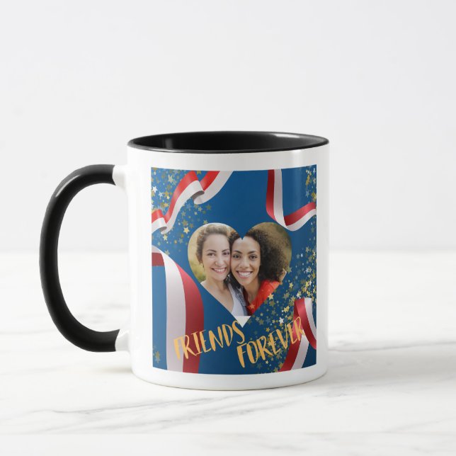Caneca de Café com Foto Personalizada 'Amigos para (Esquerda)