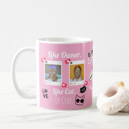 Caneca de Café com Foto Personalizada de Gato | Ca
