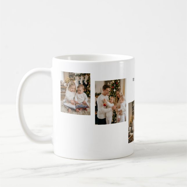 Caneca de Café com Foto Personalizada de Natal par (Esquerda)