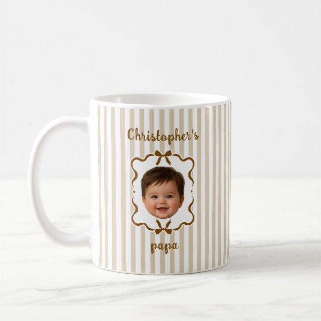 Caneca de Café com Foto Personalizada do Bebê para (Esquerda)