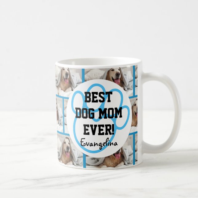 Caneca de Café com Foto Personalizada MELHOR MÃE D (Direita)