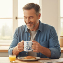 Caneca de Café com Foto Personalizada Melhor Pai d