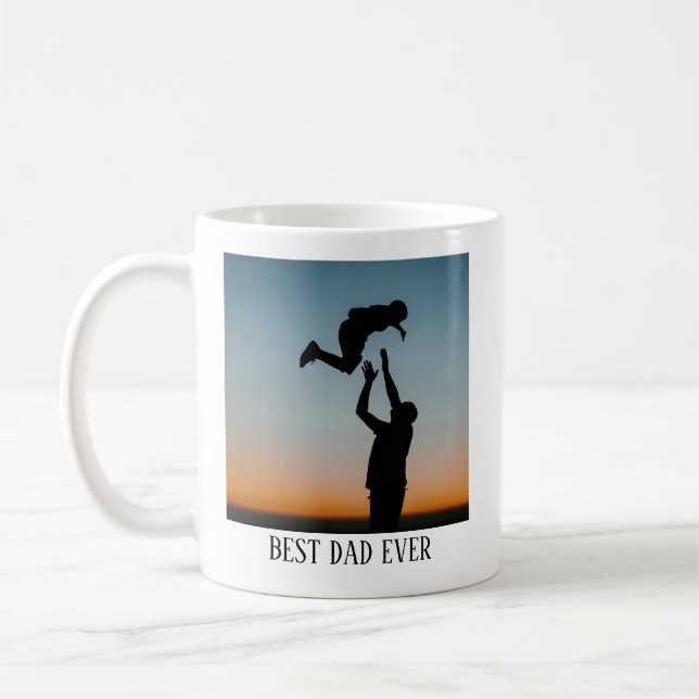 Caneca de Café com Foto Personalizada Melhor Pai d (Esquerda)