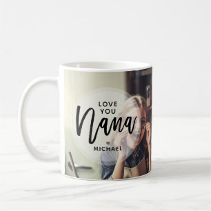 Caneca de Café com Foto Personalizada Moderna Love