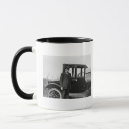 Caneca de Café com Foto Real de Homem Americano