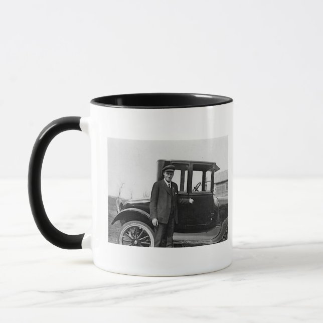 Caneca de Café com Foto Real de Homem Americano (Esquerda)