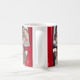 Caneca de café com fotos personalizadas