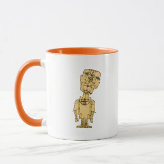 Caneca de café com frase engraçada do gênio de Pau