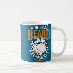 Caneca De Café Com Grande Barba Vem Grande Incrível Barba Diverti