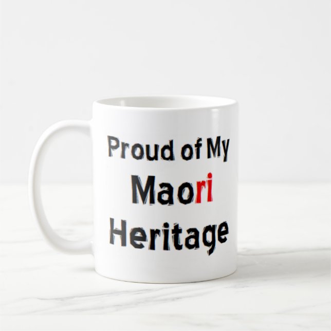 caneca de café com herança maori (Esquerda)
