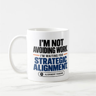 Caneca de Café com Humor de Escritório de Alinhame