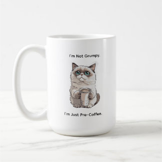 Caneca de café com humor de Gato Não Mal-Humorado