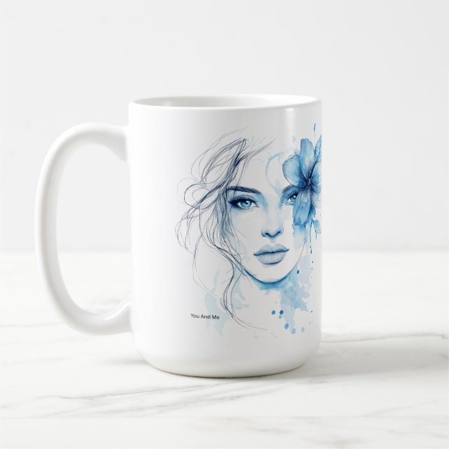Caneca de café com letra da música MemoryUs You An (Esquerda)