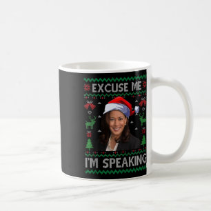 Caneca De Café Com licença, estou falando no Natal puro Kamala Ha