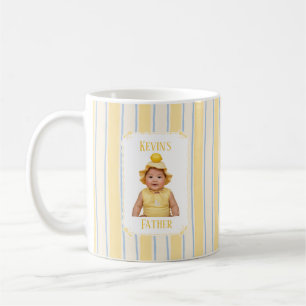 Caneca de Café com Listras e Nome Personalizado Fo
