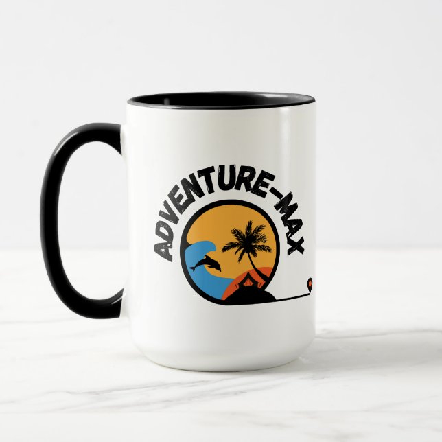 Caneca de Café com Logo Adventure-MAX (Sem Texto) (Esquerda)