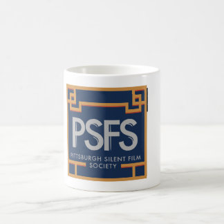 Caneca de café com logotipo antigo da PSFS
