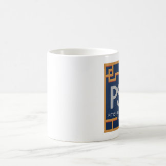 Caneca de café com logotipo antigo da PSFS