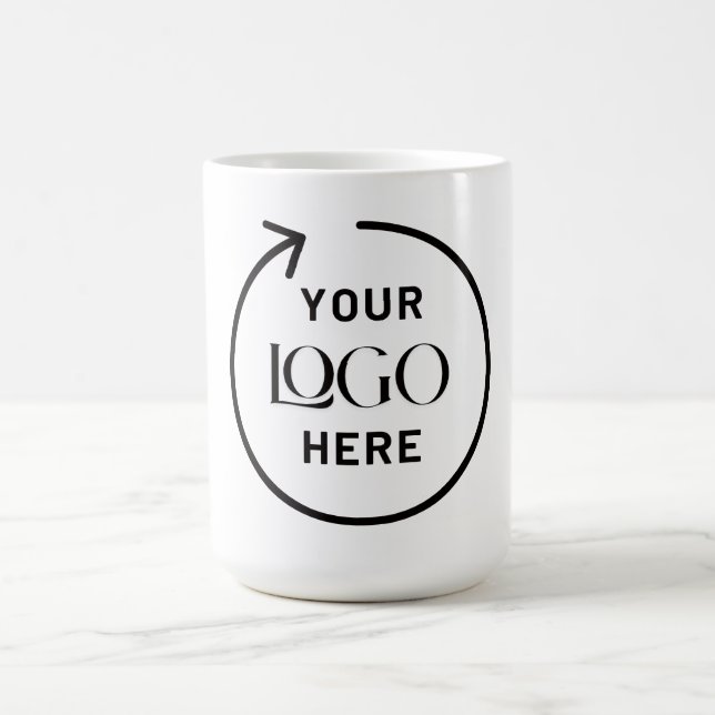 Caneca de Café com Logotipo Personalizado (Centro)