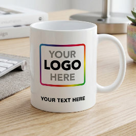 Caneca de Café com Logotipo Personalizado da Empre
