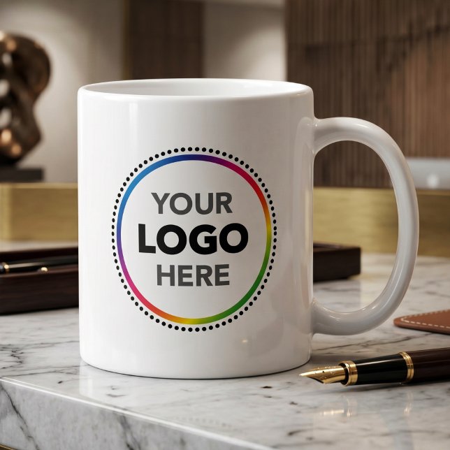 Caneca de Café com Logotipo Personalizado | Materi (Criador carregado)