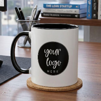 Caneca de café com logotipo personalizado para emp