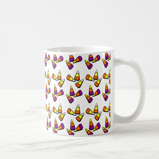 Caneca de Café com Milho Doce de Halloween (Direita)