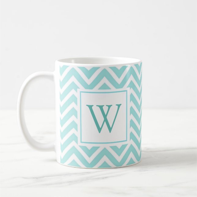 Caneca de Café com Monograma Inicial em Design Che (Esquerda)