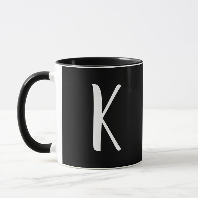 CANECA DE CAFÉ COM MONOGRAMA SCRIPT (Esquerda)