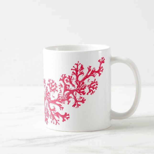 Caneca de Café com Motivo de Coral (Direita)
