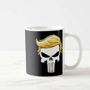 Caneca De Café Com o icônico cabelo de Trump, o apoiador do presi