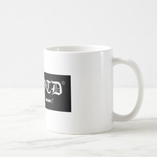 Caneca de café com o logotipo de AIQOTD