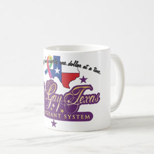 Caneca de café com o logotipo oficial MGTSPS
