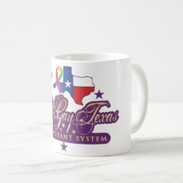 Caneca de café com o logotipo oficial MGTSPS