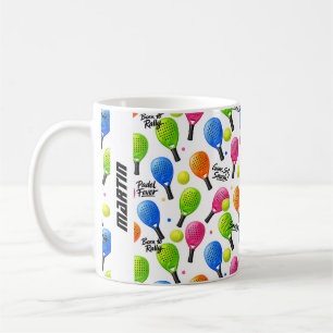Caneca De Café Com o nome / Smash & Smile Padel
