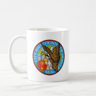 Caneca de café com o selo de Denver, Colorado