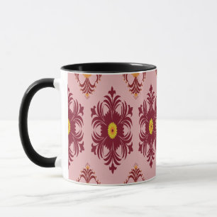 Caneca de Café com Padrão Artístico – Louças de Co